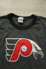 Load image into Gallery viewer, 2000s Philly Sports Ringer Graphic Tee
