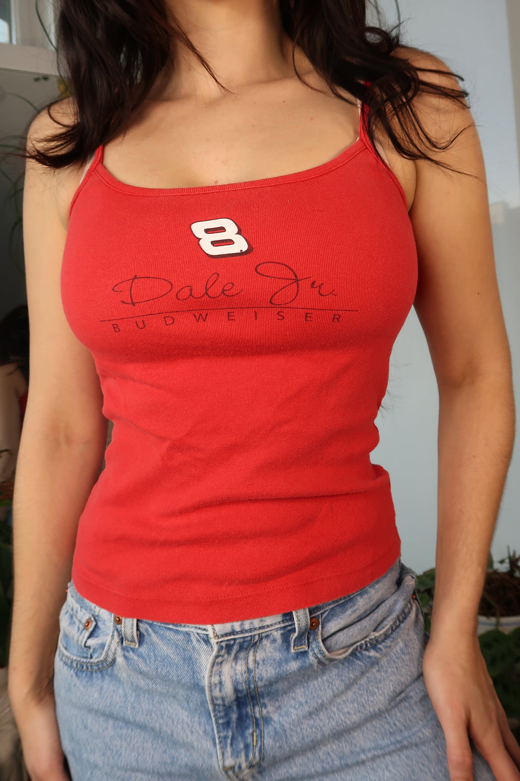 Vintage Dale Jr Budweiser Tank Top