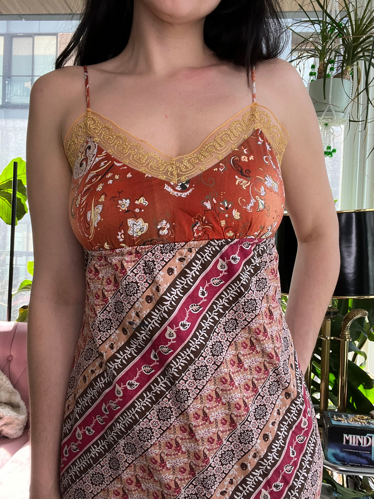 2000s Vintage Xhiliration Paisley Dress - Elektra Vintage