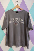 2000s Harley-Davidson Graphite Tee – Bergen County NJ Back Hit