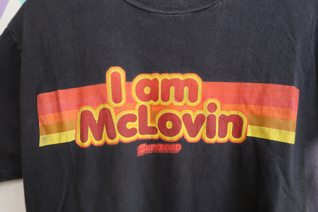 2000s I Am Mclovin Super Bad Graphic Tee