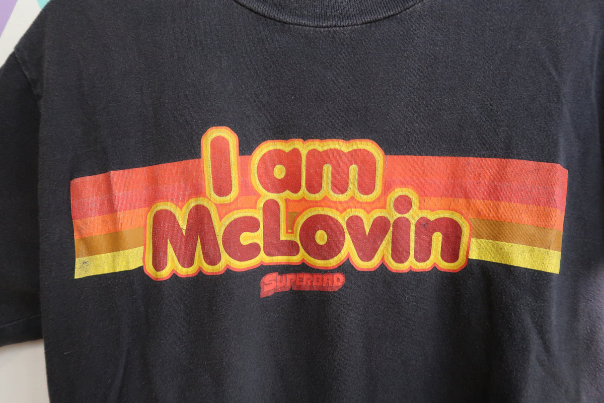 2000s I Am Mclovin Super Bad Graphic Tee