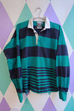 Load image into Gallery viewer, Vintage 90s Thatcher &amp; Cross Striped Rugby Shirt - Elektra Vintage
