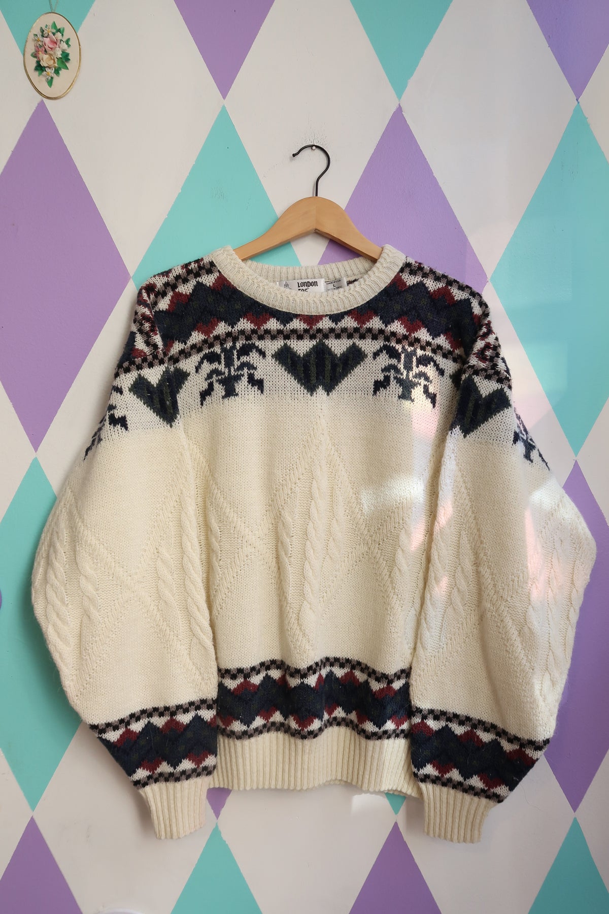 Vintage 1980s Angora Blend Sweater