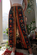 Vintage Retro Floral Pants