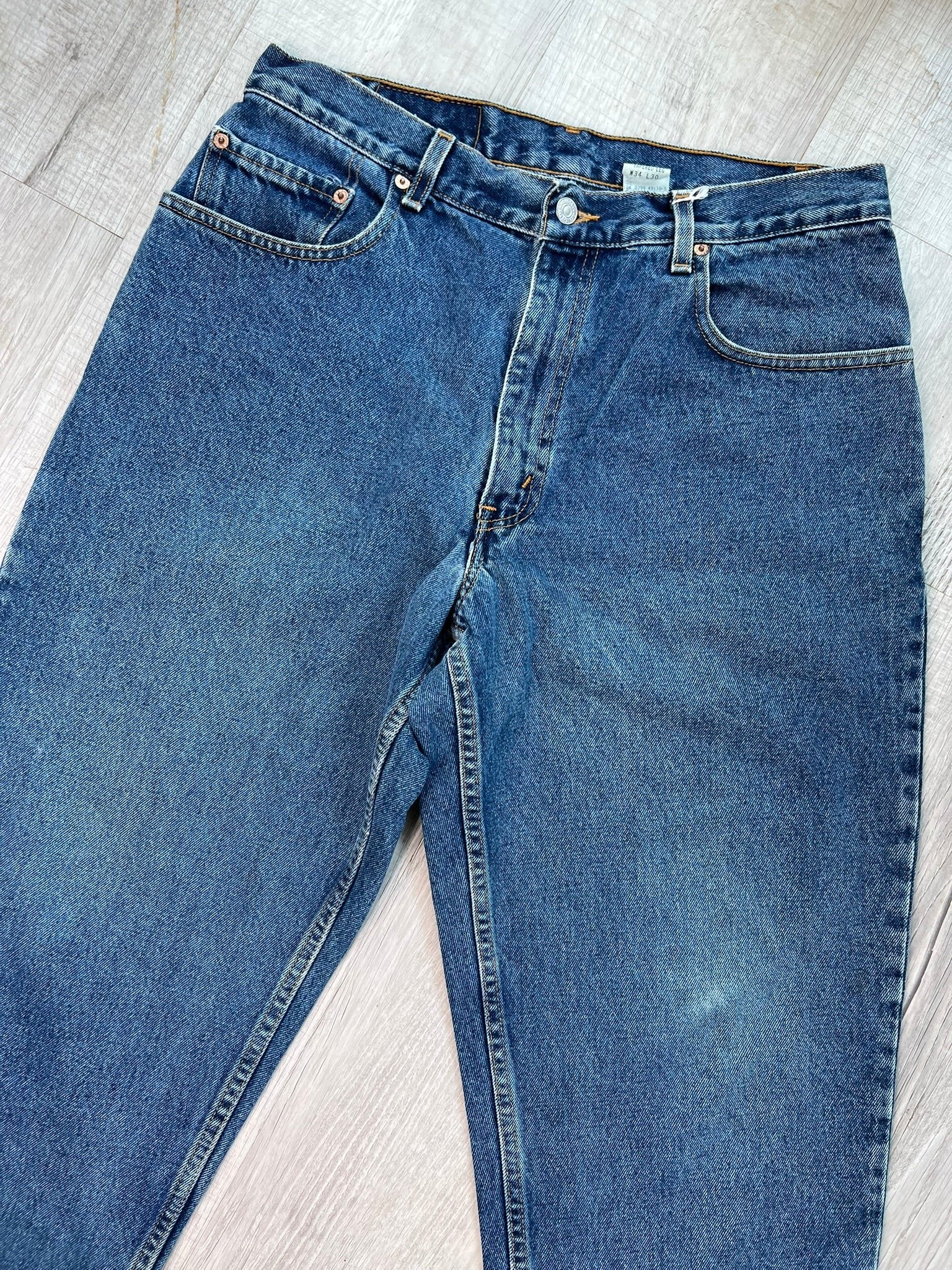 Levi's 560 Loose Fit Tapered Leg Blue Wash Jeans – Elektra
