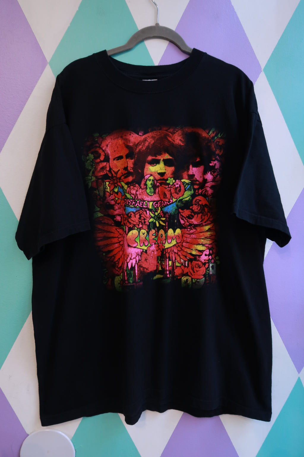 Vintage 2000s Cream Disraeli Gears Graphic Band T-Shirt