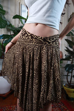 Load image into Gallery viewer, Vintage Y2K Diane von Furstenberg 100% Silk Abstract Handkerchief Skirt
