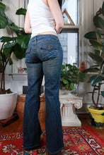 Load image into Gallery viewer, Vintage 2000s L.E.I. Low Rise Dark Wash Flare Jeans
