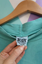 Load image into Gallery viewer, Vintage 90s Body Equipment Aqua Blue Graphic Sweatshirt
