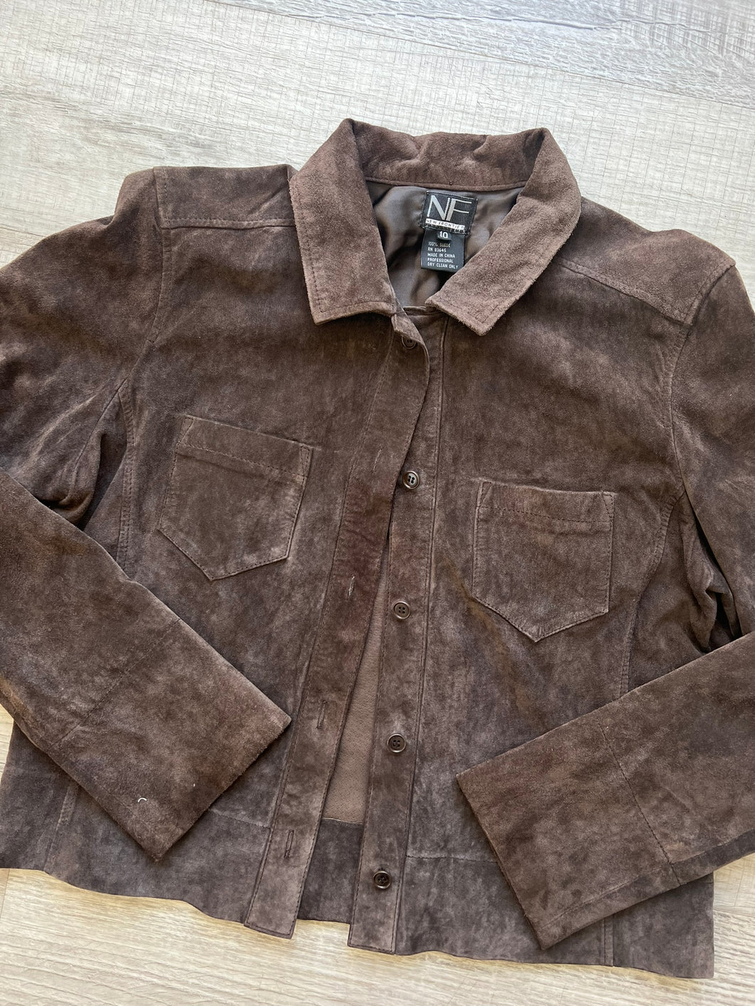 Vintage Brown Suede Jacket by New Frontier
