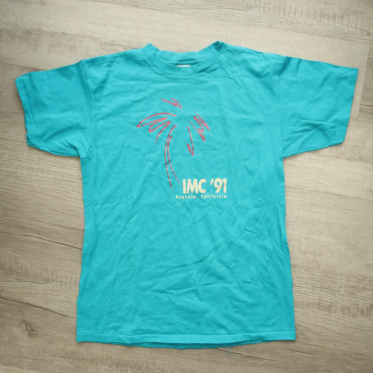 1991 Vintage IMC 91 Palm Tree Graphic Tee