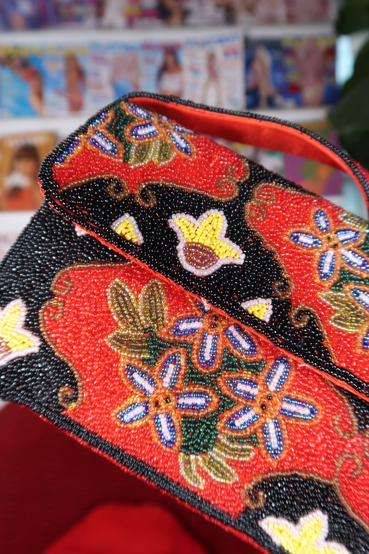 Vintage 90s Barse Beaded Shoulder Bag