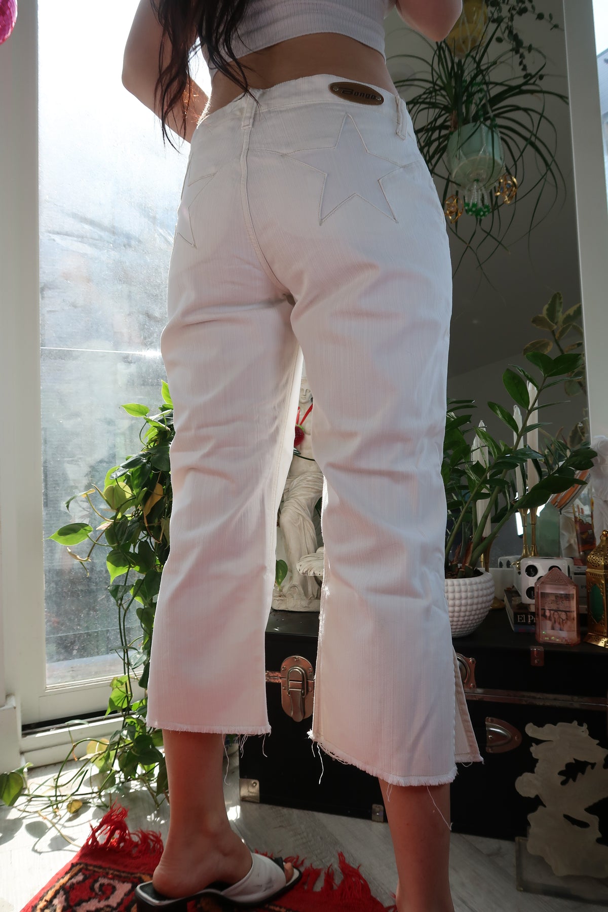 Vintage 2000s Bongo Star Denim Capri Jeans