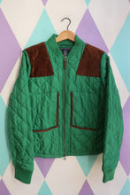 Load image into Gallery viewer, Vintage 2000s Ralph Lauren Sport Quilted Jacket w/ Calf Suede Patches - Elektra Vintage
