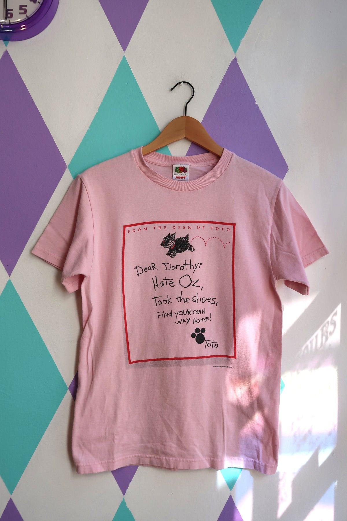 Pink Wizard of Oz T Shirt - Elektra Vintage