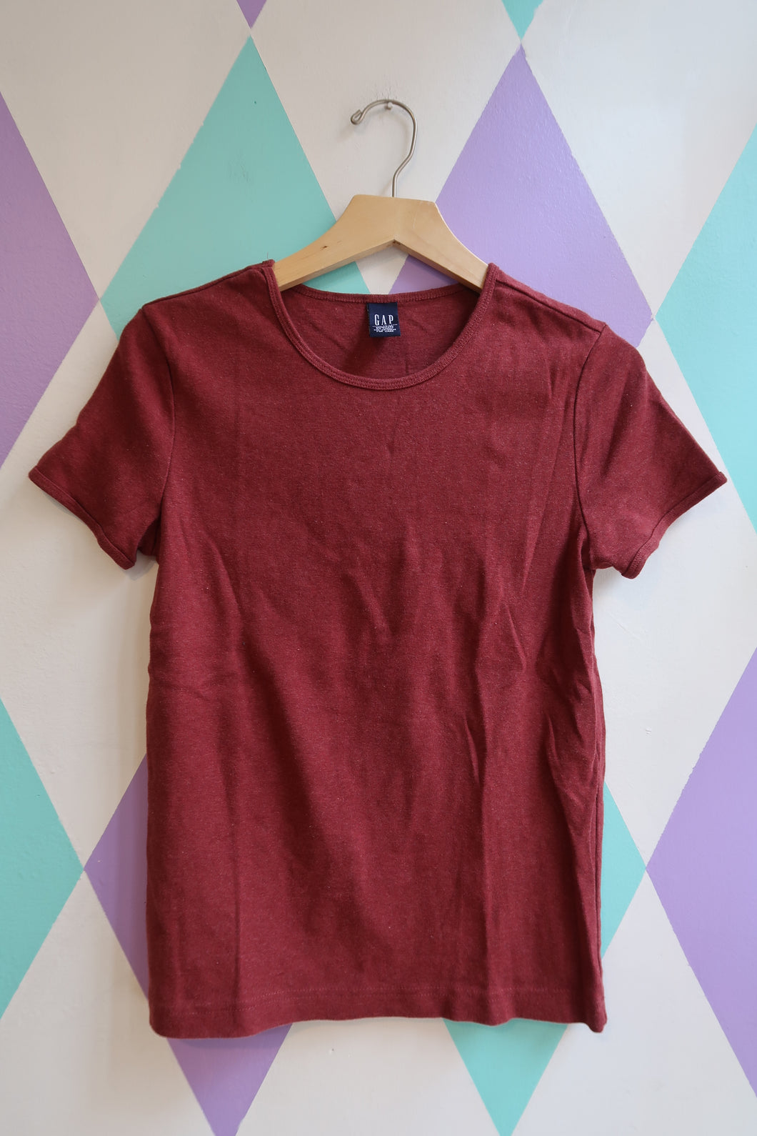 Vintage GAP Maroon Fitted T-Shirt – Y2K Basics