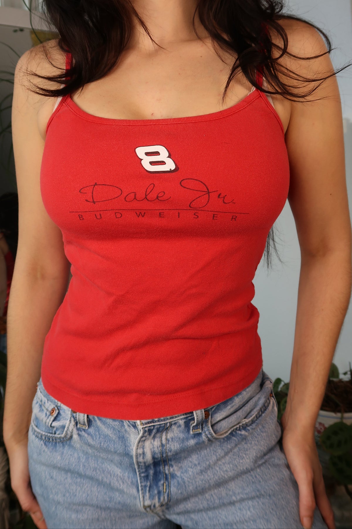 Vintage Dale Jr Budweiser Tank Top