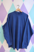 Load image into Gallery viewer, Vintage 90s Nike Royal Blue Mock Neck Sweatshirt
