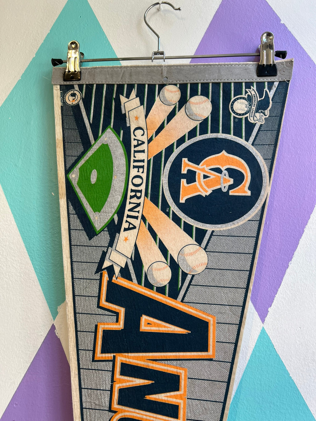 Vintage California Angels Pennant