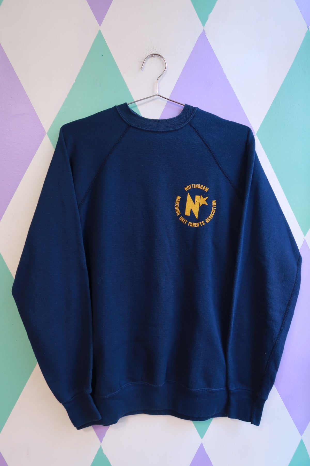 Vintage 80s Nottingham Marching Unit graphic sweatshirt - Elektra Vintage