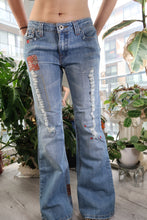 Load image into Gallery viewer, Vintage 2000s Patchwork Low Rise Denim Jeans by Vanilla Star
