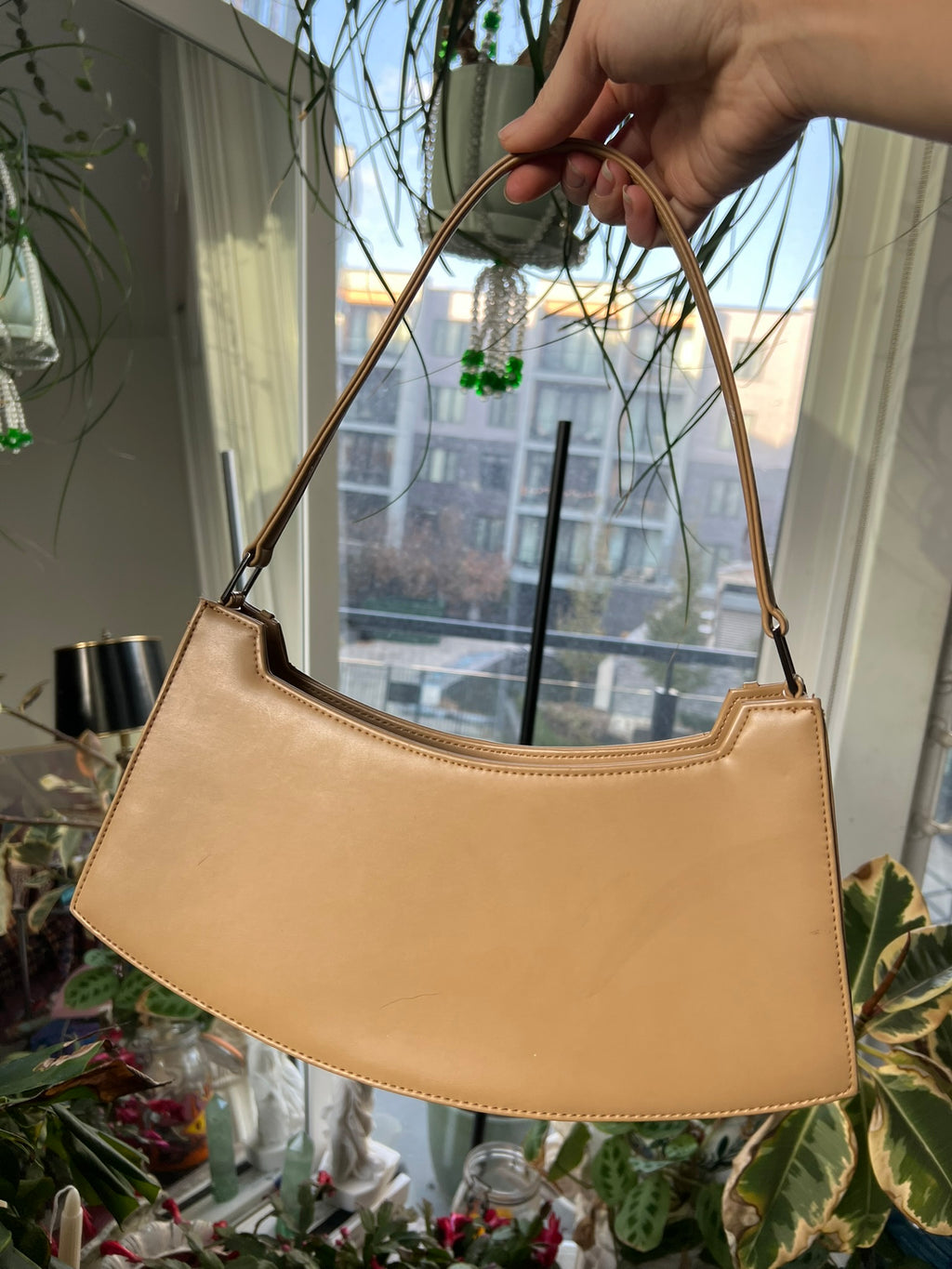 Vintage 2000s Guess Tan Shouldbag