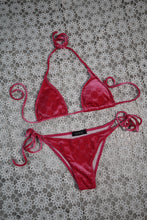 Load image into Gallery viewer, GG Monogram Pink Velour Bikini
