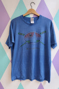 Vintage 90s Elektra Vintage Florida nautical graphic t-shirt featuring colorful ocean-themed designs and relaxed fit.