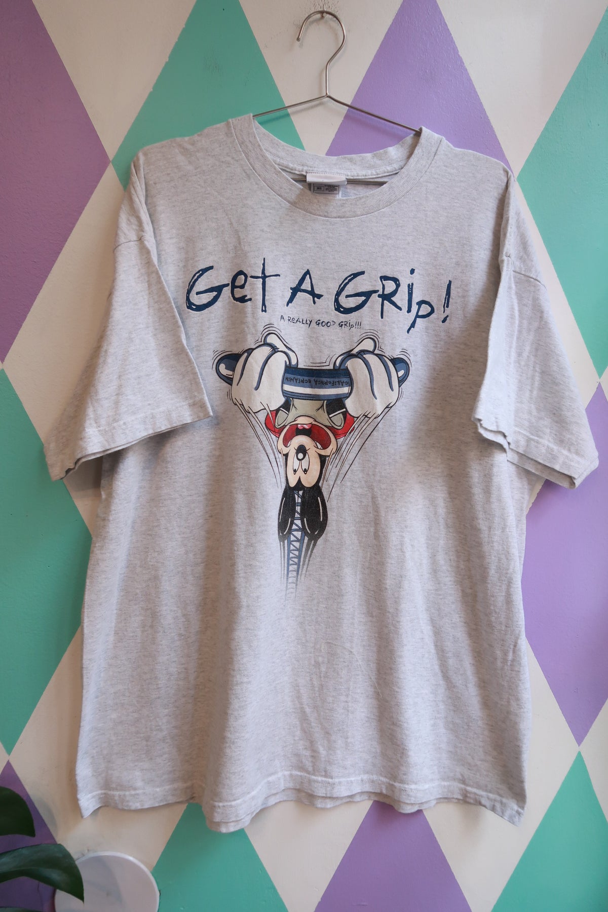Vintage 90s California Screamin' Mickey Mouse Graphic T-Shirt