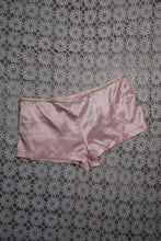 Load image into Gallery viewer, Vintage 2000s Low Rise Pink Satin Shorts
