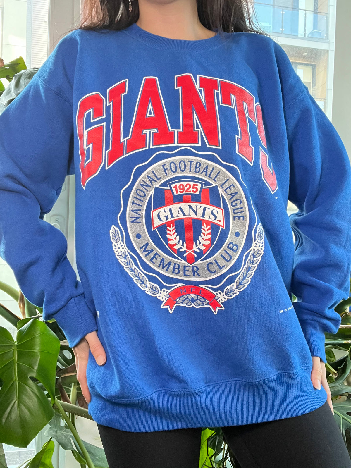 Vintage New York Giants Graphic Crewneck - Elektra Vintage