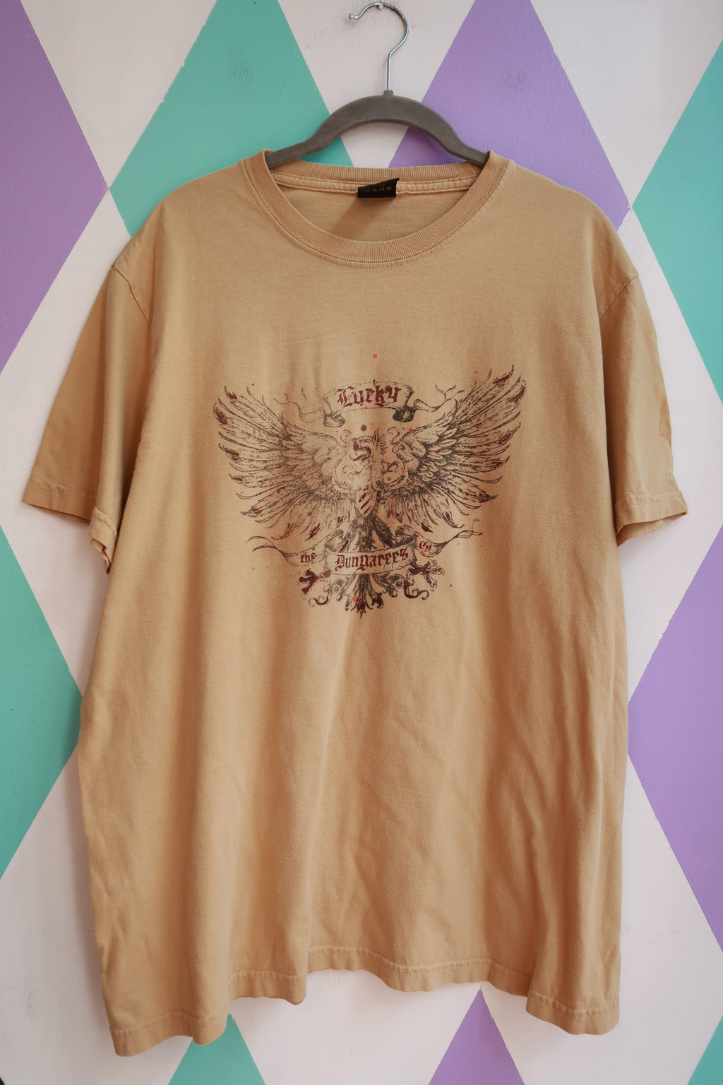 Vintage 2000s Lucky Brand Eagle Graphic T-Shirt