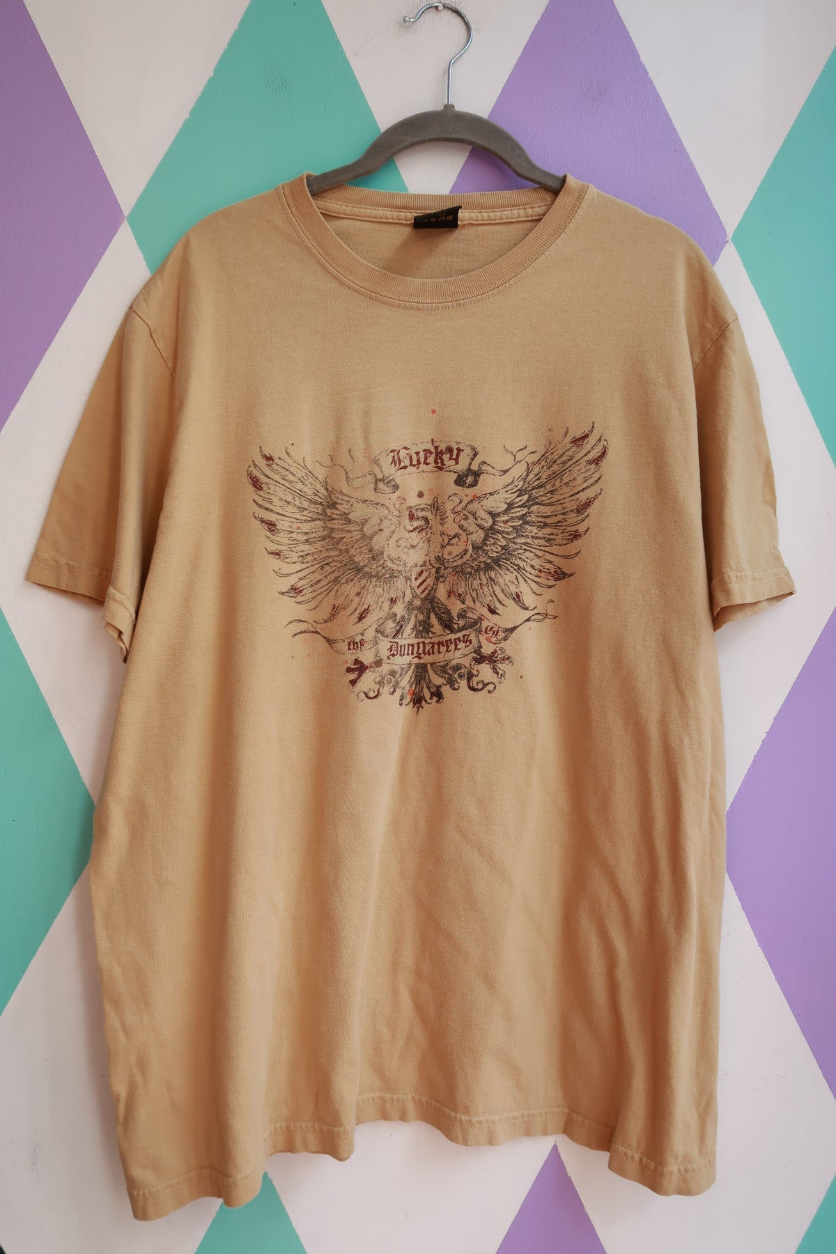 Vintage 2000s Lucky Brand Eagle Graphic T-Shirt