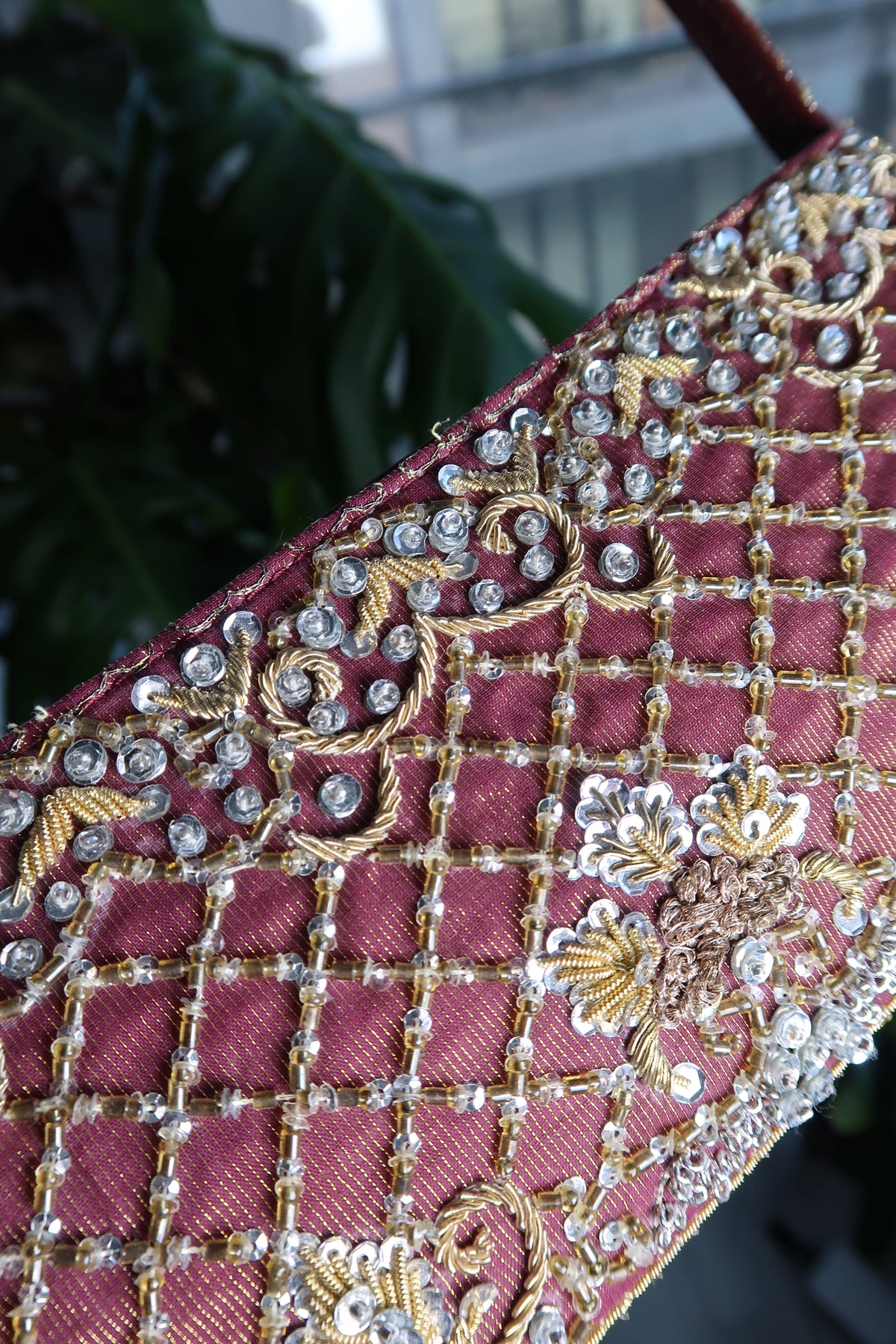 Vintage Beaded Shoulder Bag