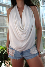 Load image into Gallery viewer, NWT 2000s BCBG White Cowl Neck Top
