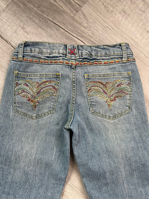 2000s Vintage Light Wash Denim Low Rise Jeans by NoBo - Elektra Vintage