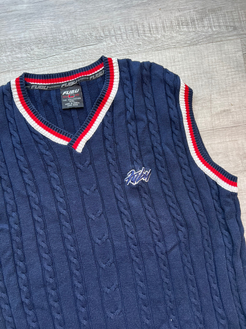 90s Vintage Fubu Sweater Vest - Elektra Vintage