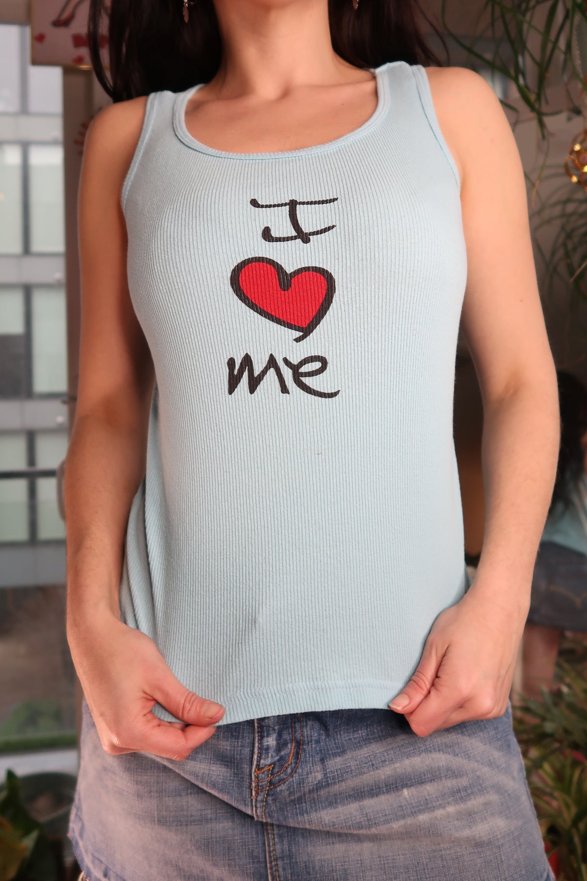Vintage 2000s I Heart Me Tank Top