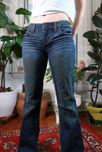 Load image into Gallery viewer, Vintage 2000s L.E.I. Low Rise Dark Wash Flare Jeans
