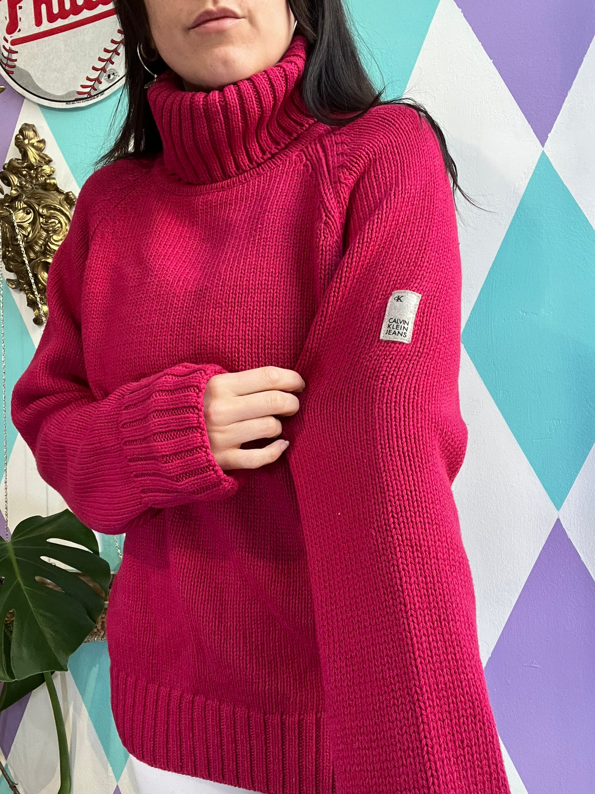 NWT Vintage Calvin Klein Turtleneck Sweater - Elektra Vintage