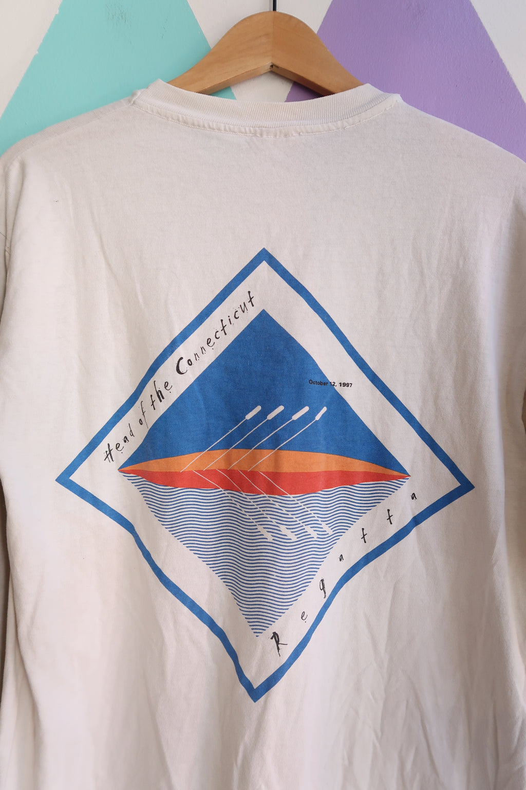 Vintage 80s “Head of the Connecticut Regatta” Long Sleeve Tee