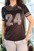 Vintage 2000s Black Football Jersey