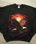 2000s Vintage Bald Eagle Graphic Crewneck Sweater - Elektra Vintage