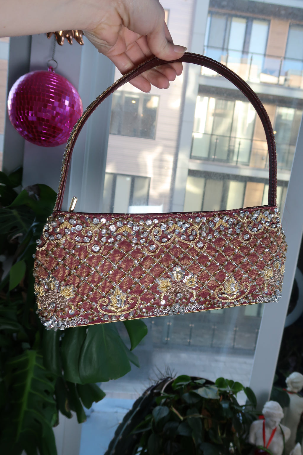 Vintage Beaded Shoulder Bag