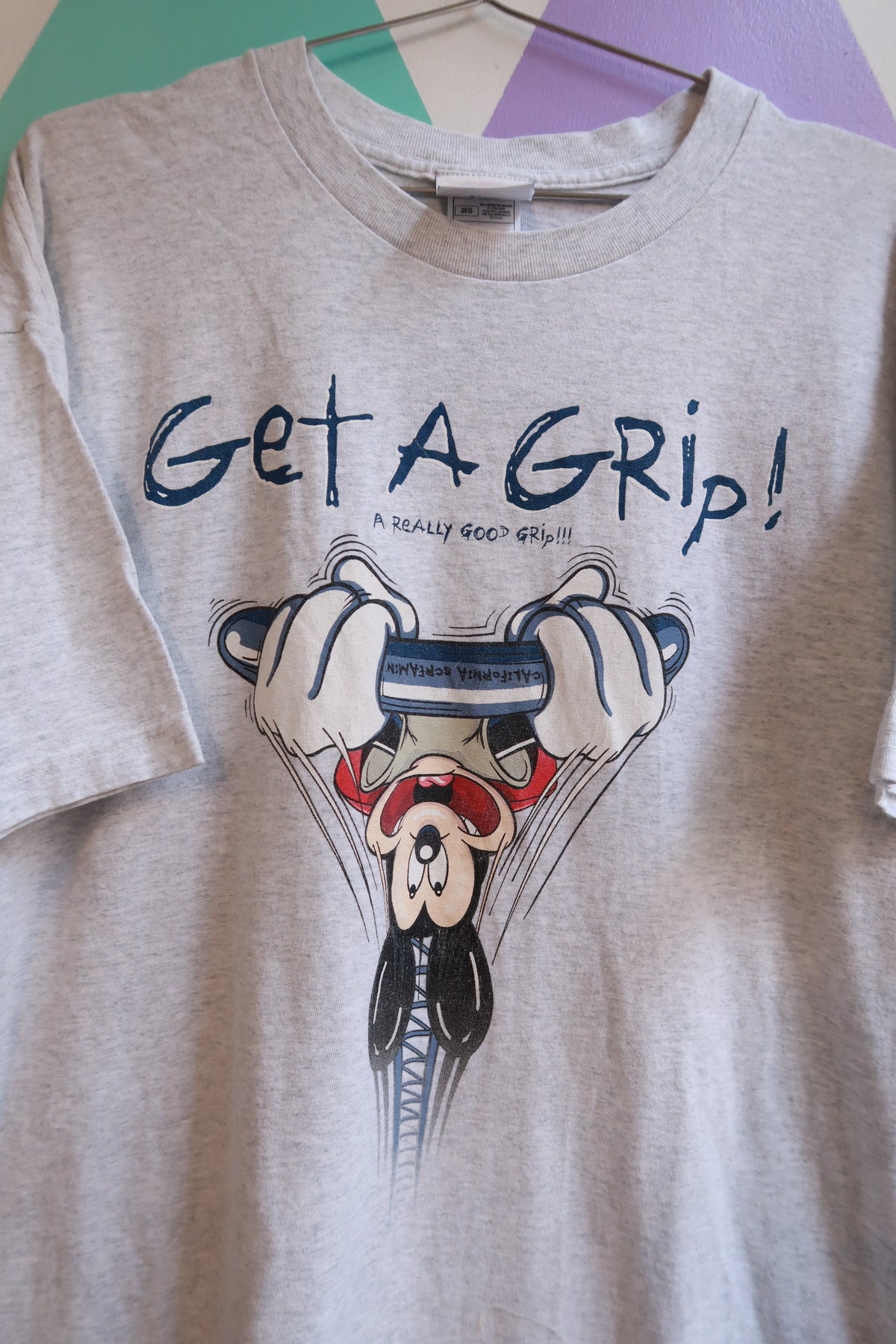 Vintage 90s California Screamin' Mickey Mouse Graphic T-Shirt