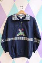 Load image into Gallery viewer, Vintage 90s Golf Embroidered Quarter Zip Pullover
