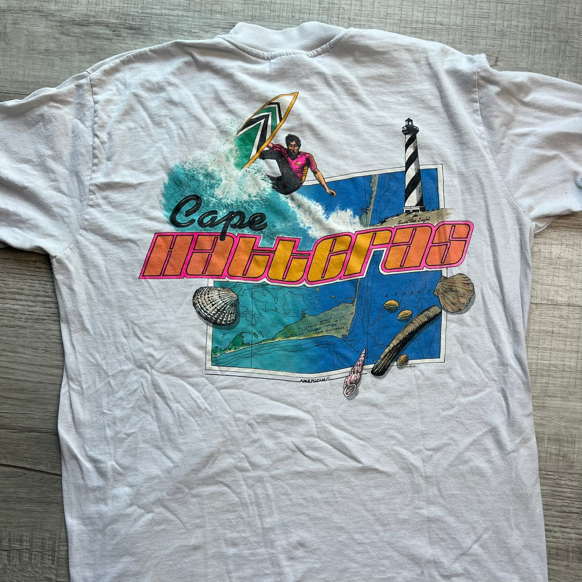 90s Vintage Cape Hatteras Graphic Tee
