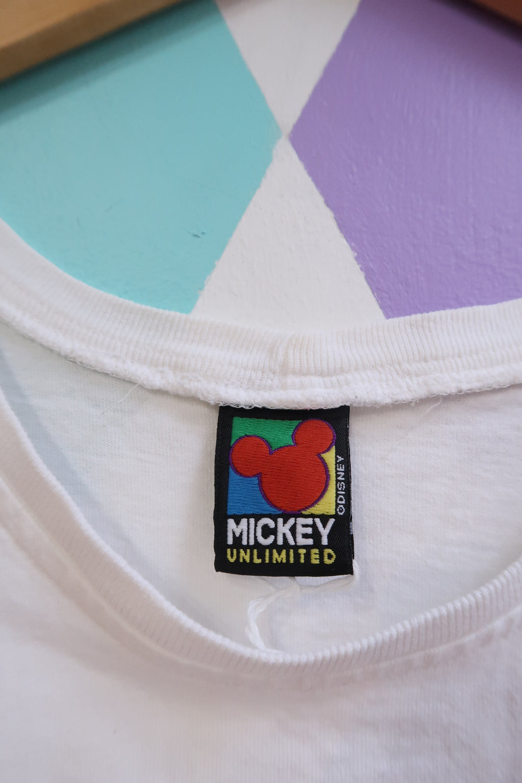 Vintage 90s Mickey & Minnie Tropical Hibiscus Graphic Tank Top