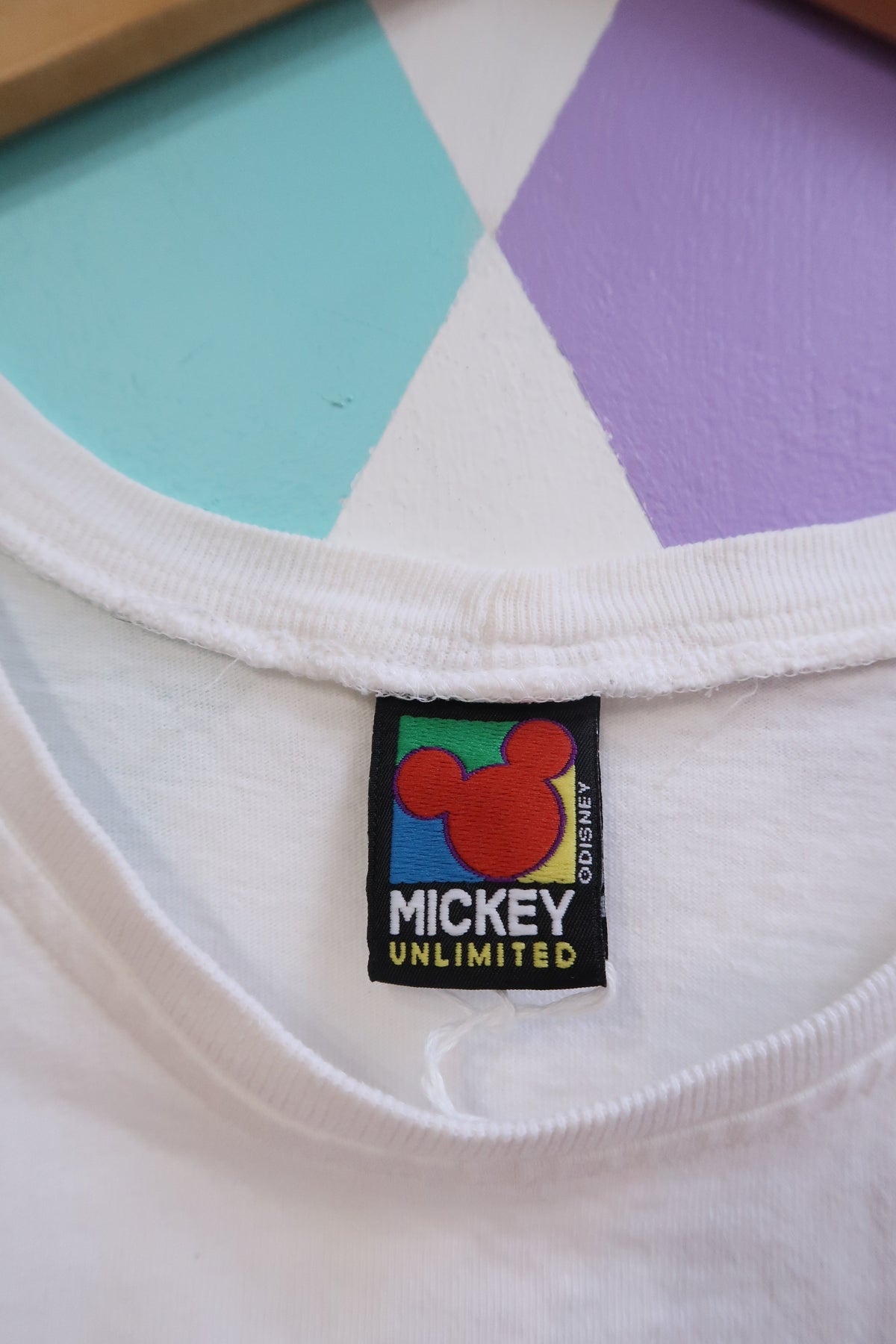 Vintage 90s Mickey & Minnie Tropical Hibiscus Graphic Tank Top
